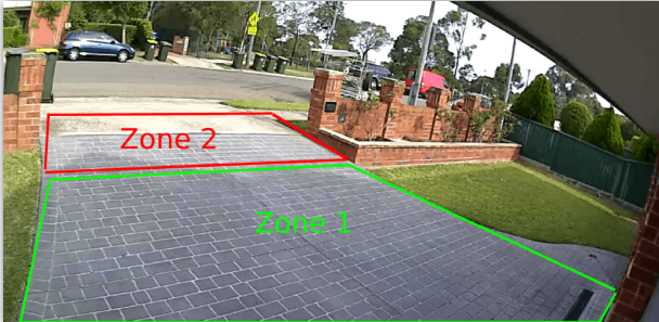 Securex camera zone preview